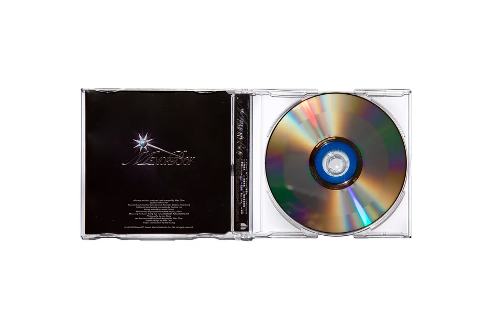Alternate view of the MEMORY BOY CD packaging.