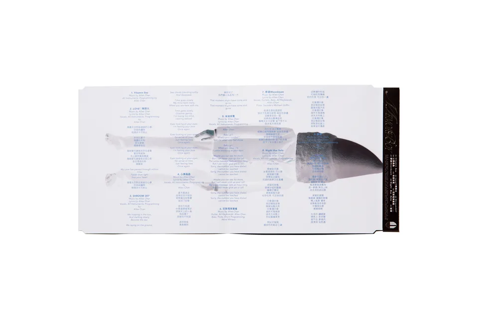 Detail view of the MEMORY BOY CD package.