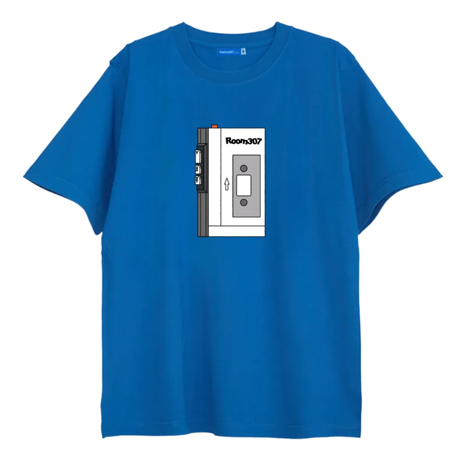 Blue Room307 Cassette Player T-shirt.